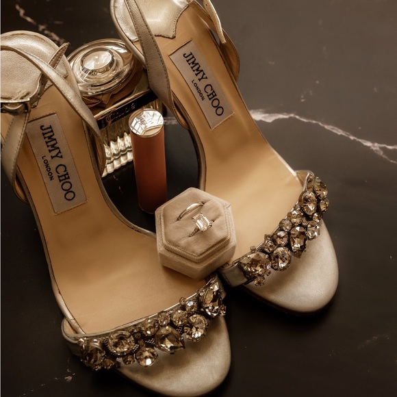 Jimmy Choo Lotus crystal embellished sandals 37 - Picture 16 of 16